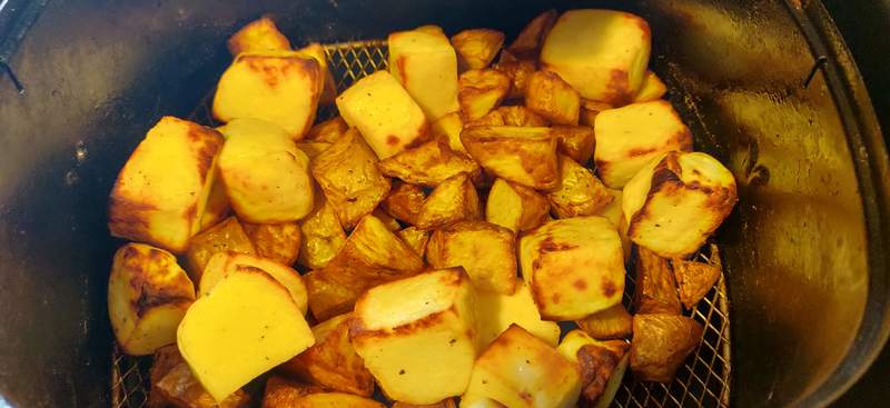 Roast potatoes