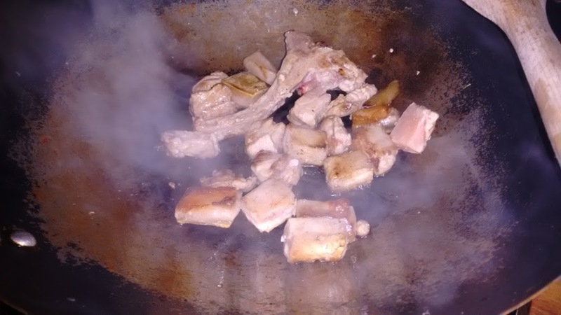 Pork cooking