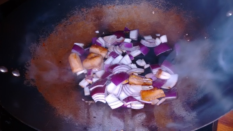 Onions softening
